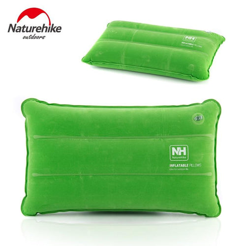 Inflated Pillows Compressed Folding Non-slip Pillow Suede Fabric Use For Travel