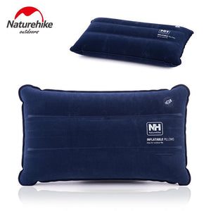 Inflated Pillows Compressed Folding Non-slip Pillow Suede Fabric Use For Travel