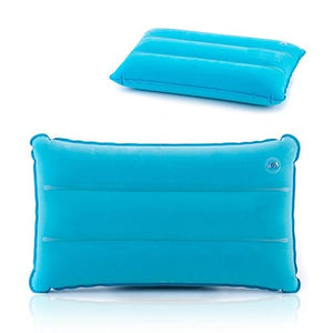 Inflated Pillows Compressed Folding Non-slip Pillow Suede Fabric Use For Travel