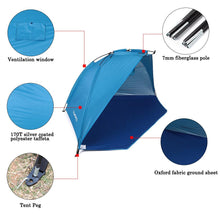 Load image into Gallery viewer, Beach camping Tent Sunshine Shelter 2 Person