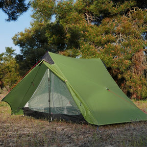 Ultralight Camping Tent 3 Season Professional 15D Silnylon Rodless Tent 1 - 2 Person