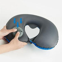 Load image into Gallery viewer, Press Inflatable Pillow Travel Air Neck Pillow Comfortable Cervical Pillows Sleep Folding