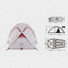 Load image into Gallery viewer, Hiby Series Family Camping Tent  Ultralight Fabric For 3 Person With Mat