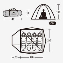 Load image into Gallery viewer, P Series Classic Camping Hiking Tent  For 4 Persons