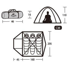 Load image into Gallery viewer, P Series Classic Camping Hiking Tent For 3 Persons