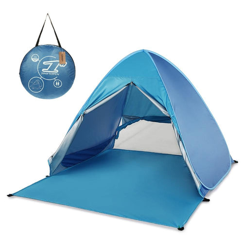Beach Tent Automatic Instant Pop Up Camping Tent Lightweight Summer Tent Outdoor Sun Shelter Cabana