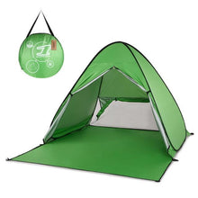 Load image into Gallery viewer, Beach Tent Automatic Instant Pop Up Camping Tent Lightweight Summer Tent Outdoor Sun Shelter Cabana