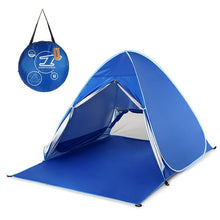 Load image into Gallery viewer, Beach Tent Automatic Instant Pop Up Camping Tent Lightweight Summer Tent Outdoor Sun Shelter Cabana