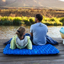 Load image into Gallery viewer, Lightweight Moisture-proof Air Mattress Nylon TPU Sleeping Pad Inflatable Mattress Camping Mat For 2 Person