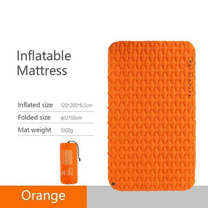 Lightweight Moisture-proof Air Mattress Nylon TPU Sleeping Pad Inflatable Mattress Camping Mat For 2 Person