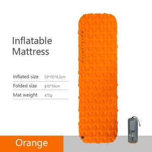 Nylon TPU Sleeping Pad Lightweight Moisture-proof Air Mattress Portable Inflatable Mattress Camping Mat