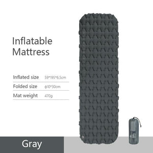 Nylon TPU Sleeping Pad Lightweight Moisture-proof Air Mattress Portable Inflatable Mattress Camping Mat