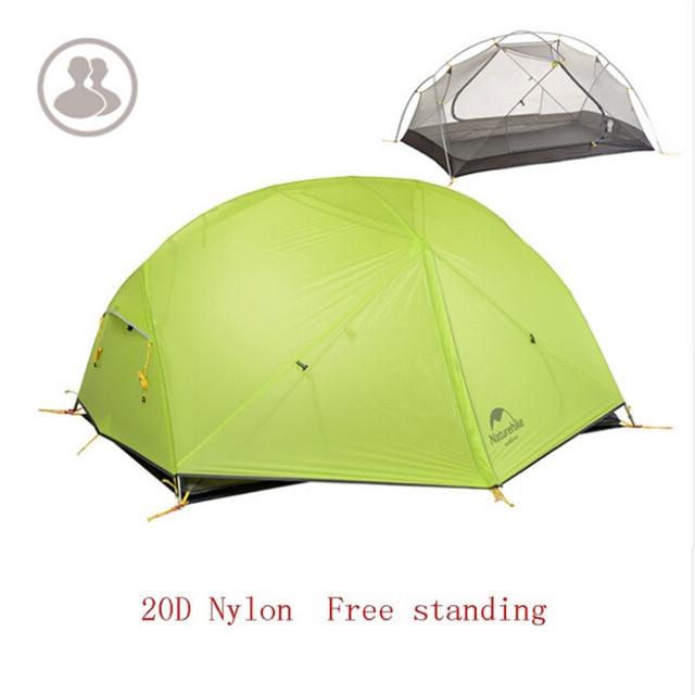 3 Season  Mongar  Camping Tent 20D Nylon Fabic Double Layer Waterproof Tent for 2 Persons