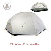 Load image into Gallery viewer, 3 Season  Mongar  Camping Tent 20D Nylon Fabic Double Layer Waterproof Tent for 2 Persons