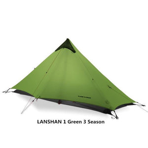 Ultralight Camping Tent 2 Person Professional 15D Silnylon Rodless Tent