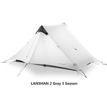 Load image into Gallery viewer, Ultralight Camping Tent 2 Person Professional 15D Silnylon Rodless Tent