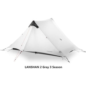 Ultralight Camping Tent 2 Person Professional 15D Silnylon Rodless Tent