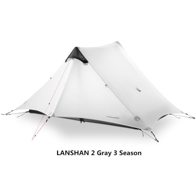 Ultralight Camping Tent 2 Person Professional 15D Silnylon Rodless Tent