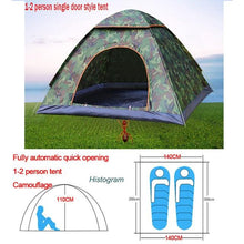 Load image into Gallery viewer, Ultralight Easy Open Camping Tents 2-3-4 person