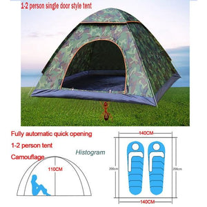 Ultralight Easy Open Camping Tents 2-3-4 person