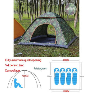 Ultralight Easy Open Camping Tents 2-3-4 person