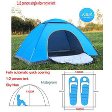 Load image into Gallery viewer, Ultralight Easy Open Camping Tents 2-3-4 person