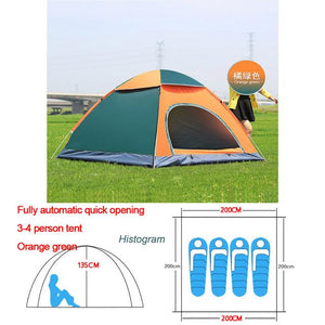 Ultralight Easy Open Camping Tents 2-3-4 person