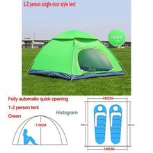 Load image into Gallery viewer, Ultralight Easy Open Camping Tents 2-3-4 person