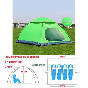 Ultralight Easy Open Camping Tents 2-3-4 person