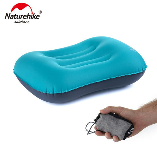 Inflatable Pillow Travel Air Pillow Neck Camping Sleeping Gear Fast Portable