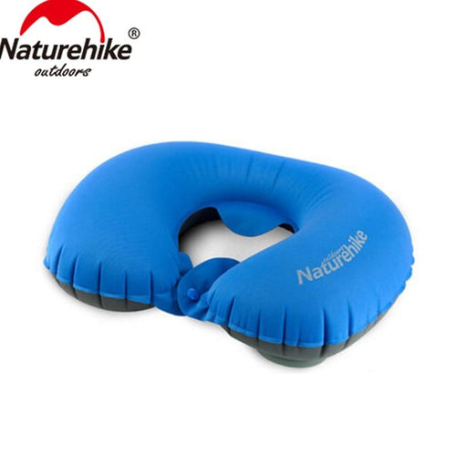 Press Inflatable Pillow Travel Air Neck Pillow Comfortable Cervical Pillows Sleep Folding